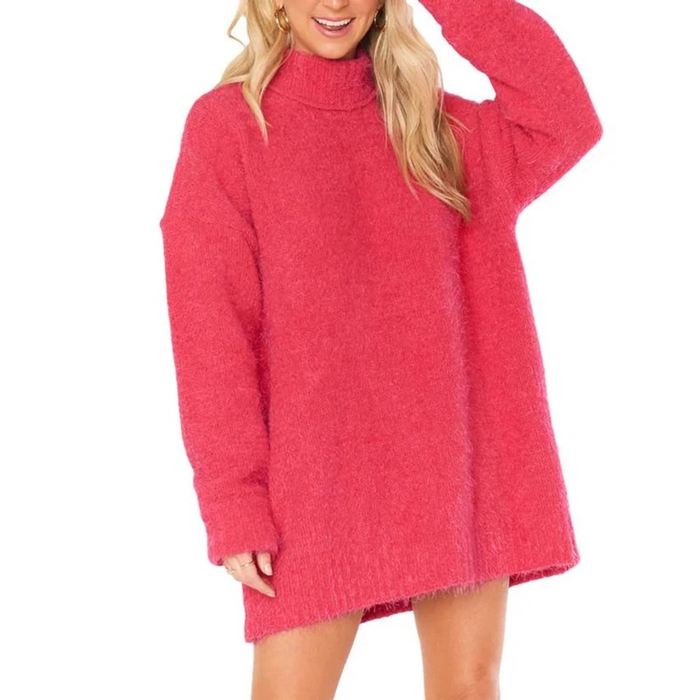 NWT Show Me Your Mumu Rose Timmy Women's Tunic Sweater Dress